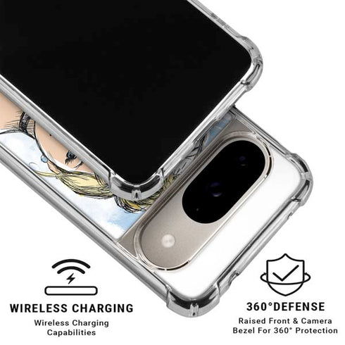 Disney Princess Cinderella Sketch Google Pixel 10 Clear Case